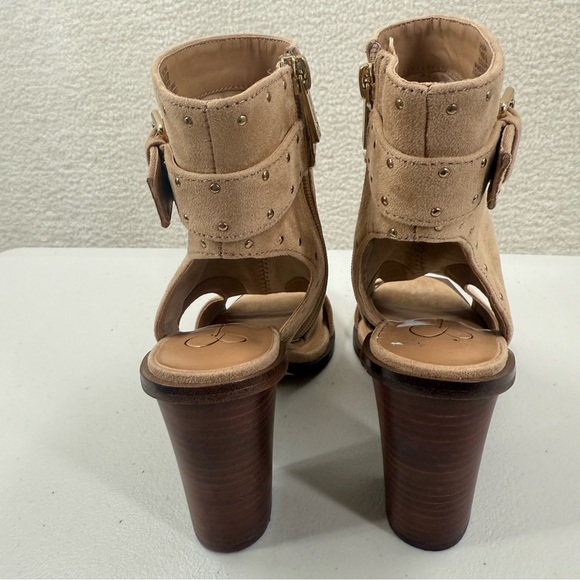 Jessica Simpson Women's Rochha Open Toe Bootie Mid Calf Boot Size 7.5 New - Picture 4 of 9